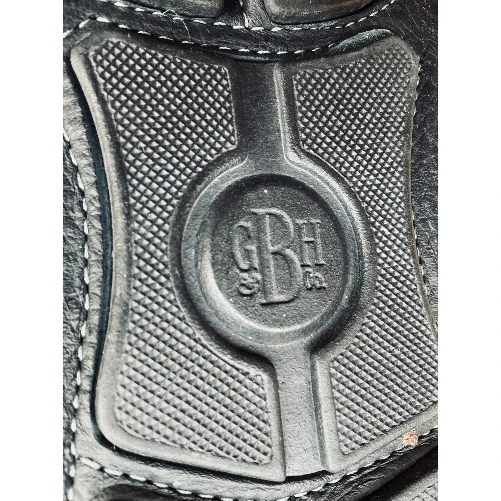 GH Bass‎ & Co Mens 10.5 M Black Leather Tassel Driving Moccasin Loafers Shoes